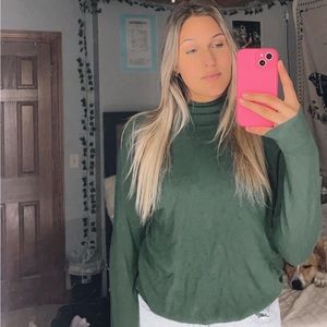 Green Turtleneck